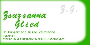 zsuzsanna glied business card